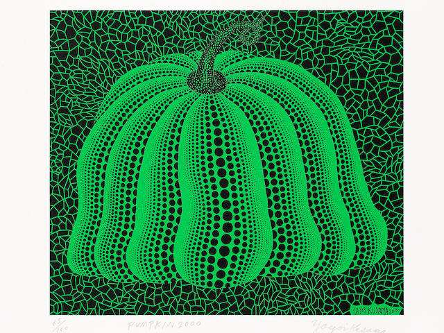 Yayoi Kusama (born 1929) Pumpkin 2000 (Green) Screenprint in colours, 2000