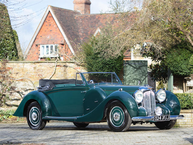 Offered from the estate of the late Michael Patrick Aiken, MBE,1939 Lagonda V12 Drophead Coupé  Chassis no. 14069