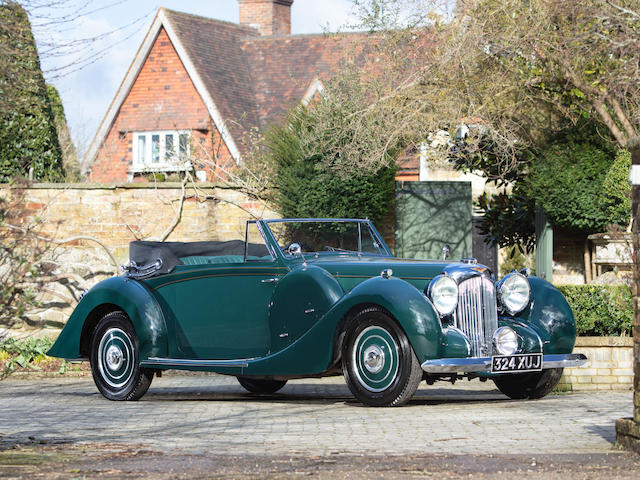 Offered from the estate of the late Michael Patrick Aiken, MBE,1939 Lagonda V12 Drophead Coup&#233;  Chassis no. 14069