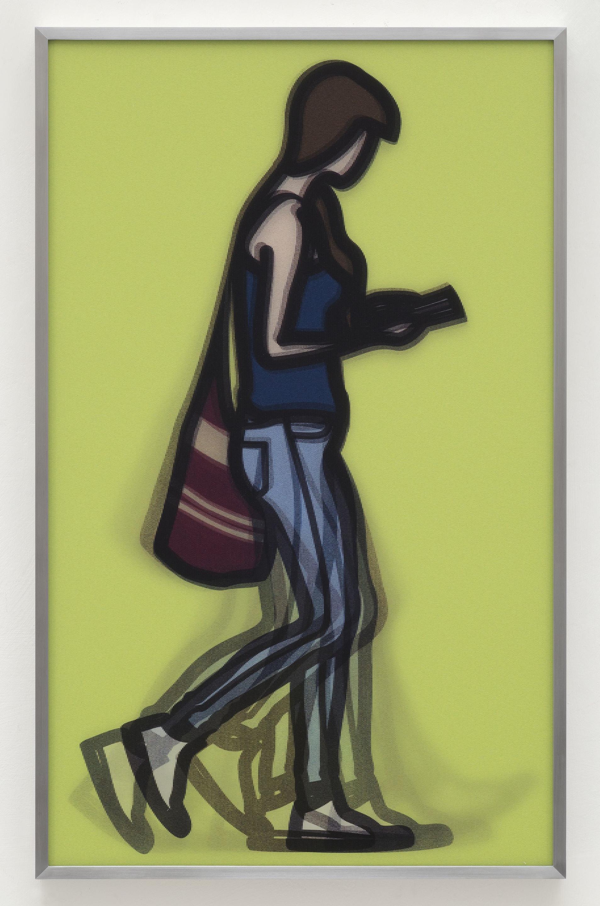 Julian Opie (British, born 1958) Waitress, from 'Walking in London' Inkjet on lenticular acrylic panel, 2014, signed in black ink and inscribed 'AP 4/10' on a label affixed verso, one of ten artist's proof aside the numbered edition of 50, published by Cristea Roberts Gallery, London, in the artist's designated brushed aluminium frame, 830 x 510 x 40mm (32 5/8 x 20 1/8 x 1 5/8in)(overall)