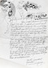 Thumbnail of Malangatana Valente Ngwenya (Mozambican, 1936-2011) Two studies and an illustrated letter (i-iii) image 2