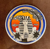 Thumbnail of A pair of hand finished screen-printed drum heads (only ten were produced) of Nick Mason's Pharaoh drums image 3