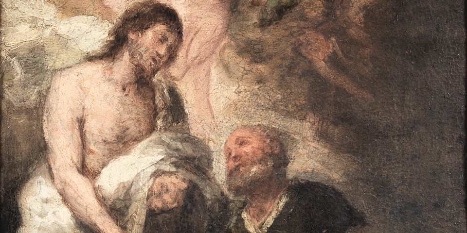 Bartolomé Esteban Murillo (Seville 1618-1682) Saint Peter receiving the keys; and The Baptism of Christ (2)