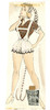 Thumbnail of Ronald Cobb (British, 1907-1977) Group of six original costume designs for Murray's Cabaret Club showgirls in brown and white farm girl playsuits, 1951, 6 image 7