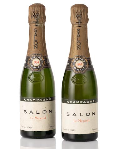 Salon Le Mesnil Blanc de Blancs 1964 (2 half-bottles)