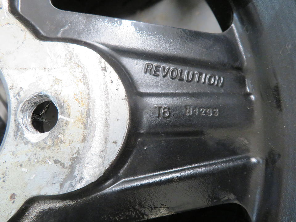 Five unidentified 13'' four-stud alloy wheels  ((5))