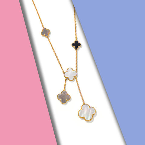 Bonhams A Magic Alhambra Mother Of Pearl Necklace By Van Cleef Arpels