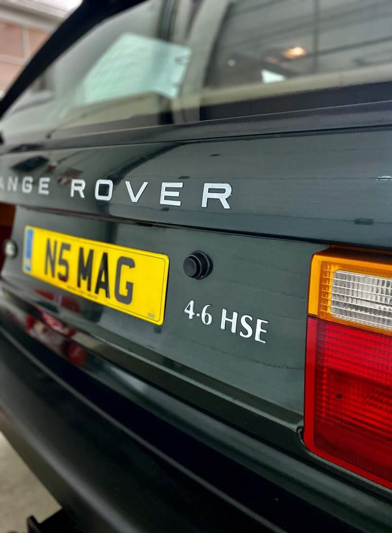 1995 Land Rover Range Rover 4.6 HSE  Chassis no. SALLPAMJ3TA322859