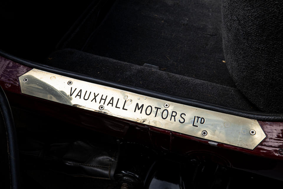 Property of a distinguished gentleman,1924 Vauxhall 30-98 OE-Type Velox Tourer  Chassis no. OE165