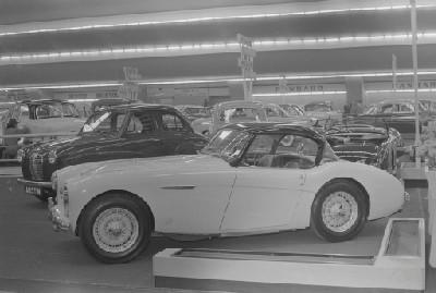 One of only six built and the 1955 Brussels Motor Show car,1954 Austin-Healey 100/4 BN1 Coup&#233;  Chassis no. BN1-L/156167 Engine no. 1B/213443-M