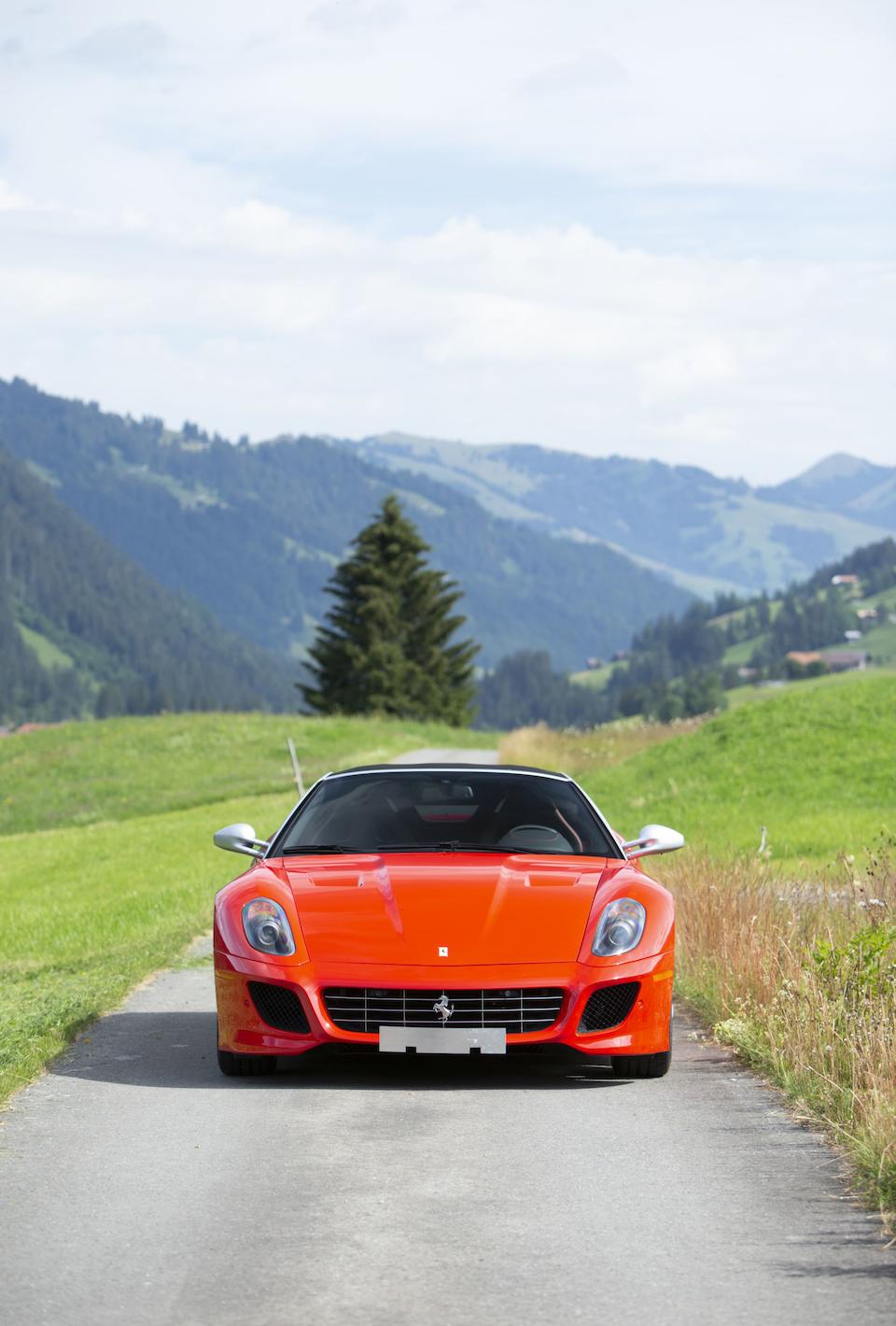 One of 80 built,2011 Ferrari  599 SA Aperta with Factory Hardtop  Chassis no. ZFF72RDT3B0183755