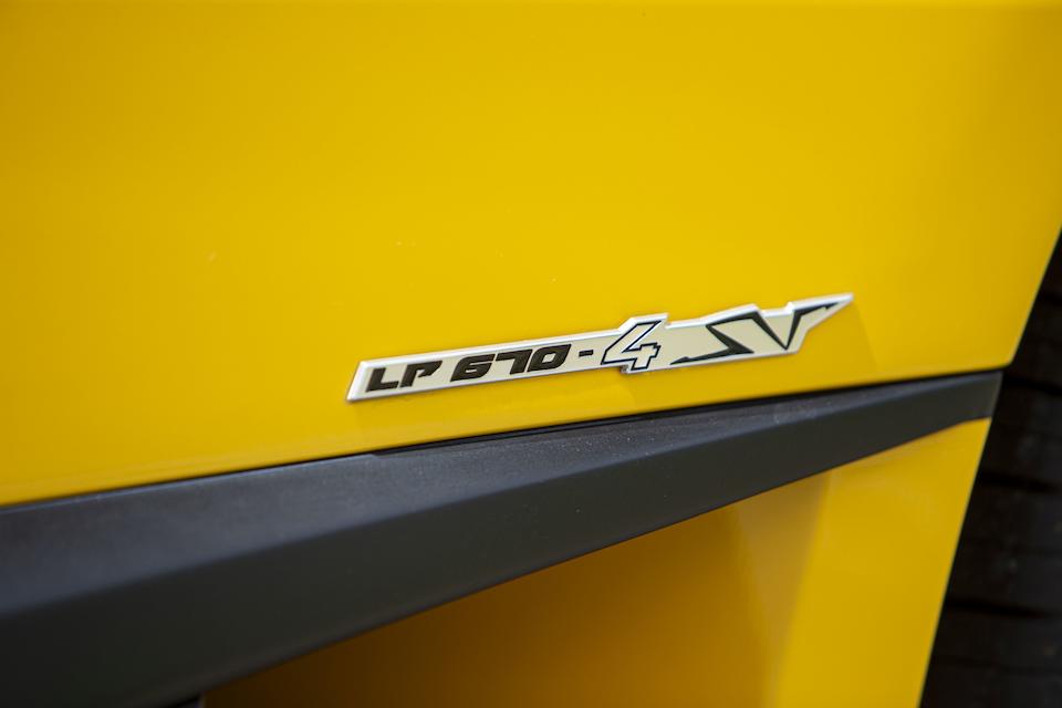 2010 Lamborghini Murci&#233;lago LP 670-4 SV Coup&#233;  Chassis no. ZHWBA81H4ALA04037
