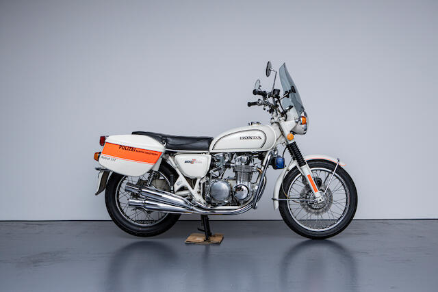 Bonhams 1977 Honda Cb 500 Police Motorcycle Frame No Cb500