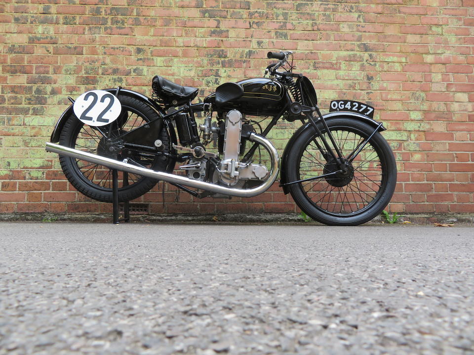 Offered directly from the estate of the late Les Williams, 1930 AJS 346cc R7 Racing Motorcycle Frame no. 145260 Engine no. 145260
