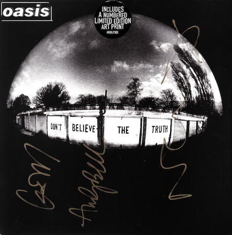 Bonhams : Oasis: Signed Copy Of The Vinyl Album Don't Believe The Truth Bonhams : Oasis: Signed Copy Of The Vinyl Album Don't Believe The Truth