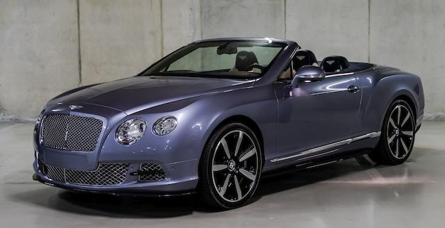 2012  Bentley  Continental GTC Convertible  Chassis no. SCBGH23W8DCQ80223