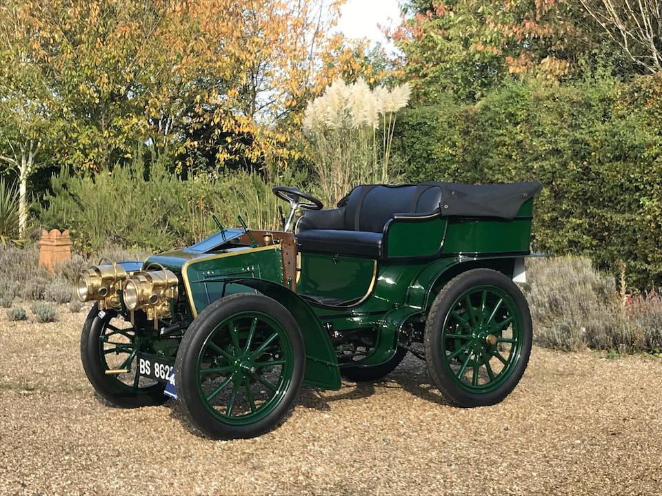Ex-Schlumpf and Mercedes-Benz Museum Collections,1901 Panhard et Levassor Type A2 7hp Twin-Cylinder Rear-Entrance Tonneau  Chassis no. 3114