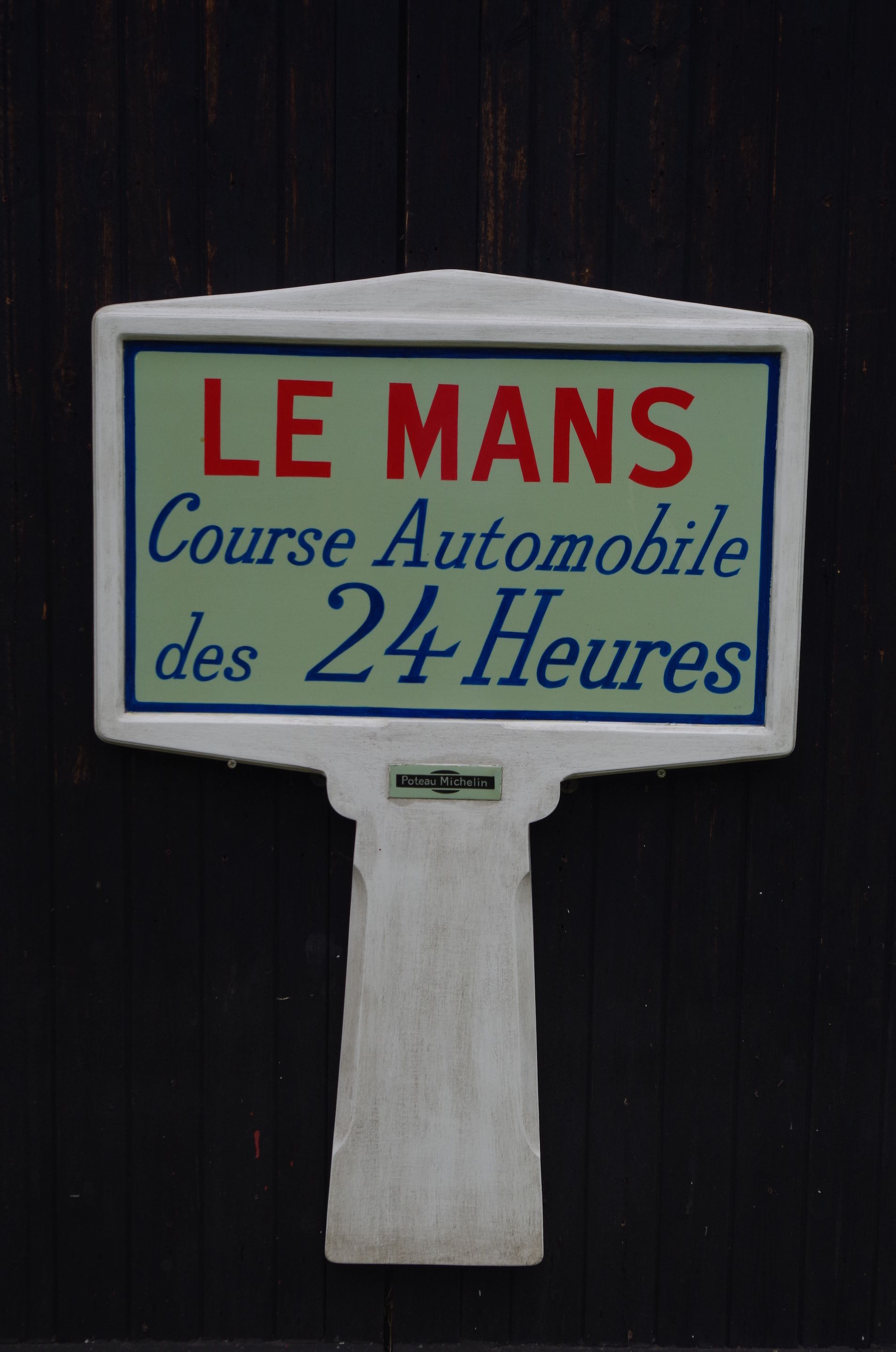 Reproduction Racing Sign Bonhams Cars : A hand-painted fibreglass reproduction Le Mans 24-hour ...