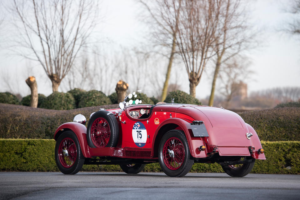 Offered with a 2020 Mille Miglia participation ticket,1931 FIAT Tipo 514 CA 'Coppa del Alpi' Competition Roadster  Chassis no. 224393 Engine no. 125071