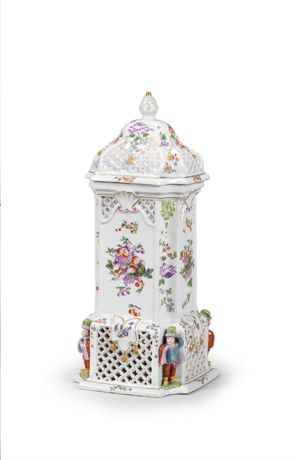 A Du Paquier food warmer and cover, circa 1730