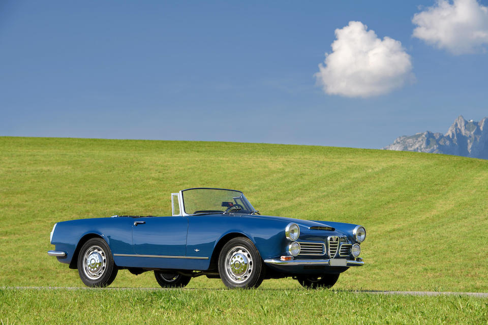 Offered from The Alps to Goodwood Collection,1964 Alfa Romeo 2600 Spider with Hardtop  Chassis no. AR191207