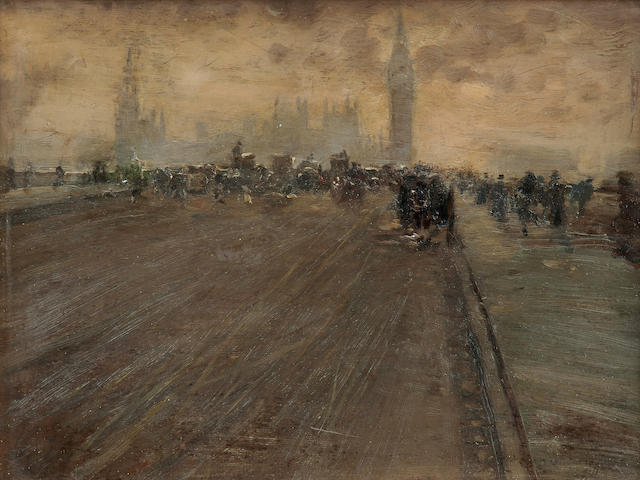 Giuseppe de Nittis (Italian, 1846-1884) Westminster Bridge