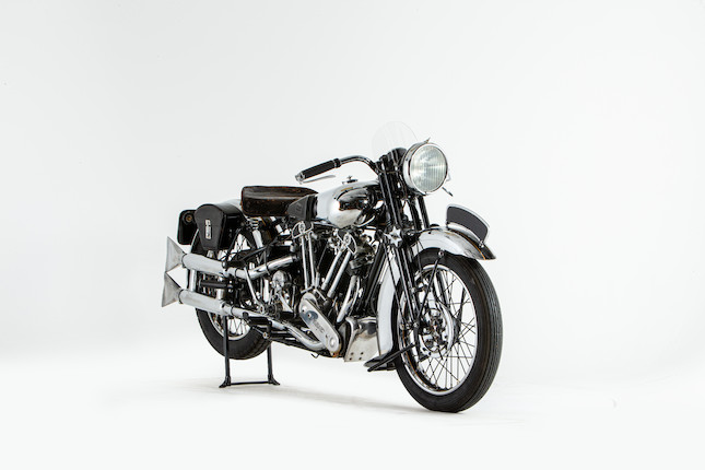Offered from the National Motorcycle Museum Collection,1936 Brough Superior 982cc SS100 Frame no. M1/1661 Engine no. BS/X 1001 image 2