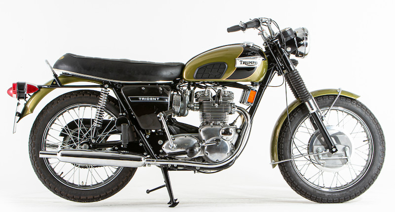 Offered from the National Motorcycle Museum Collection, 1968 Triumph 740cc T150 Trident Frame no. T150T 121 Engine no. T150T 121 (see text) image 1
