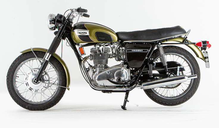 Offered from the National Motorcycle Museum Collection, 1968 Triumph 740cc T150 Trident Frame no. T150T 121 Engine no. T150T 121 (see text) image 3