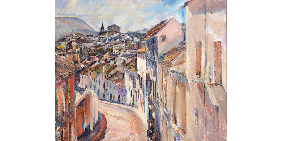 David Bomberg (British, 1890-1957) The Old City and Cathedral, Ronda 64 x 76.1 cm. (25 x 30 in.)