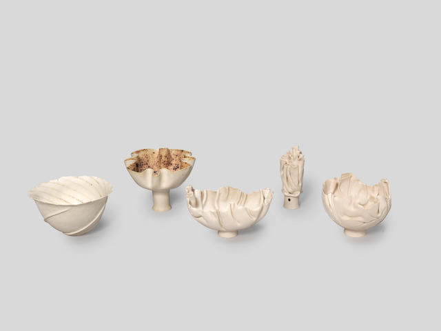 Mary Rogers Five vessels, circa 1980