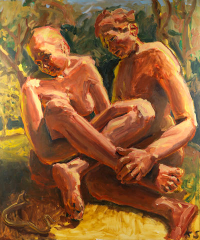 Kevin Sinnott (British, born 1947) Adam and Eve (Painted in 1989)