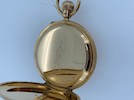 Thumbnail of Hamilton & Co., London & Calcutta. An 18K gold keyless wind half hunter pocket watch London Hallmark for 1912 image 3