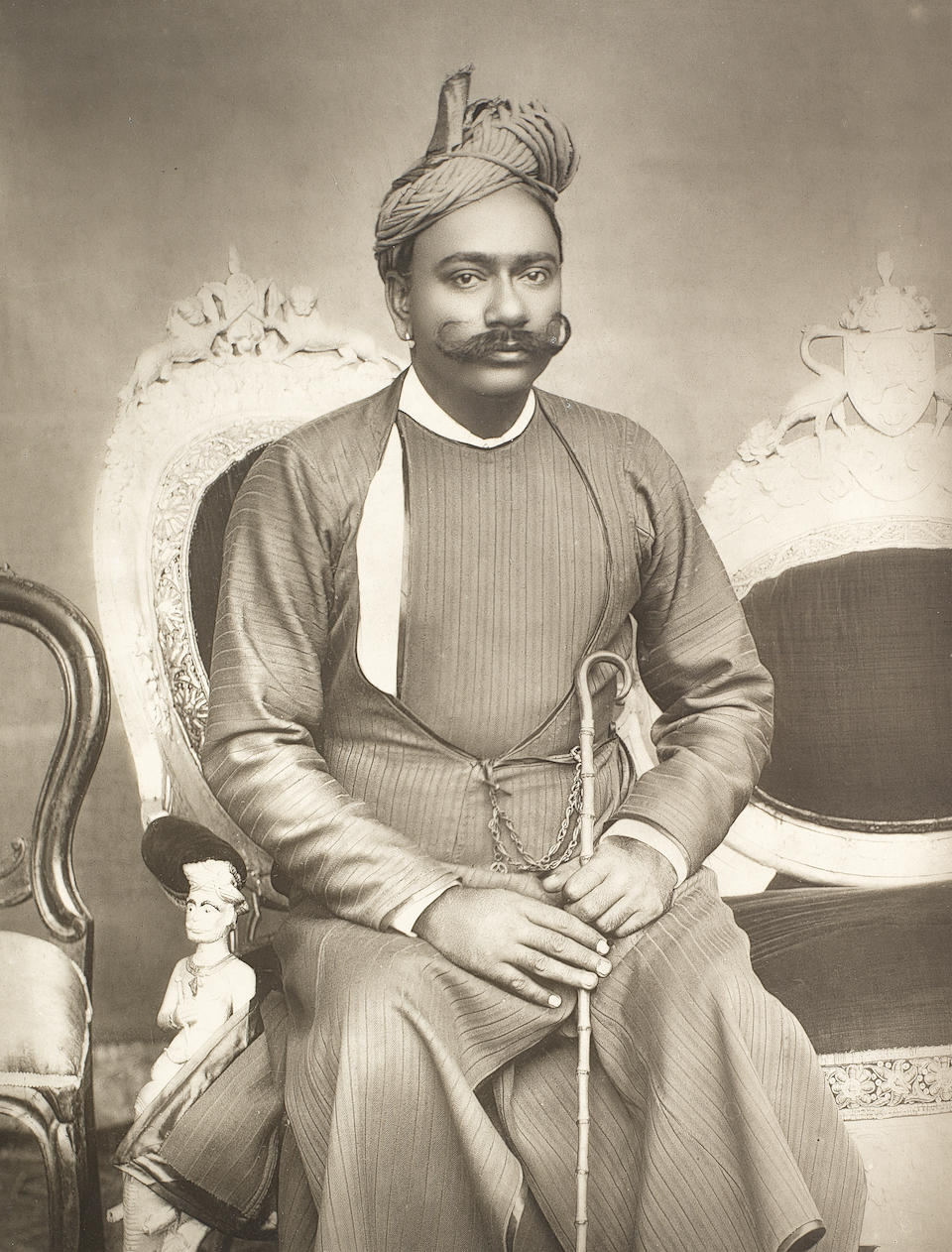 JEHANGIR (SORABJI) Princes and Chiefs of India. A Collection of Biographies and Portraits of the Indian Princes and Chiefs and Brief Historical Surveys of the Territories... Revised and Completed by F.S. Jehangir Tal&#233;yarkhan, 3 vol., FIRST EDITION, Waterlow & Sons, 1903
