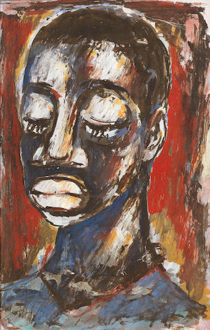Gerard Sekoto (South African, 1913-1993) Head