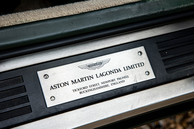 1995 Aston Martin Vantage Coupé  Chassis no. SCFDAM2S0RBR70065 Engine no. 590/70027/M image 45