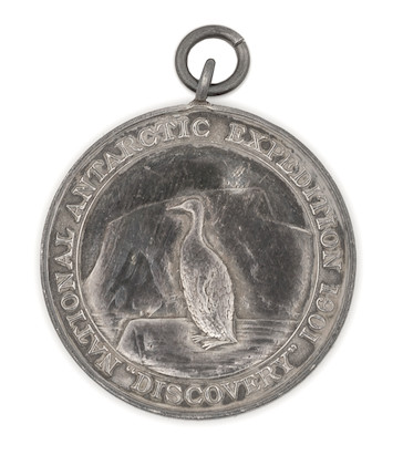 DISCOVERY EXPEDITION 1901-04 - CHARLES ROYDS A silver sporting medal awarded to First Lieutenant Charles W.R. Royds, diameter 28mm. image 1