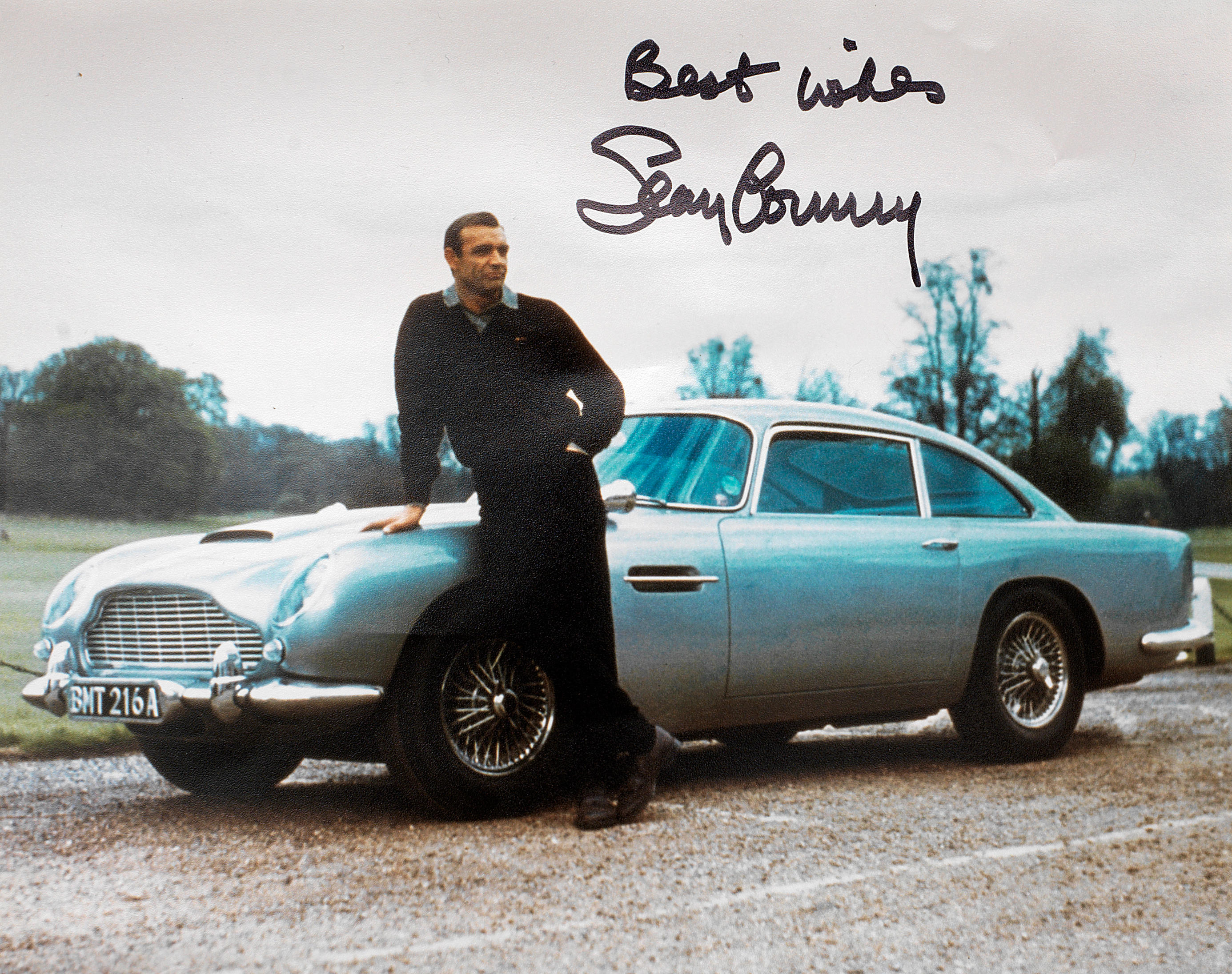 Bonhams Cars : A signed photograph of Sean Connery as James Bond with ...