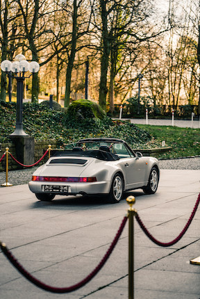 Delivered new to the late Diego Armando Maradona,1992 Porsche 911 Carrera 2 Type 964 'Works Turbo Look' Cabriolet  Chassis no. WP0ZZZ96ZNS452830 image 15