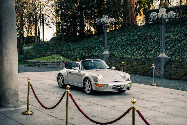 Delivered new to the late Diego Armando Maradona,1992 Porsche 911 Carrera 2 Type 964 'Works Turbo Look' Cabriolet  Chassis no. WP0ZZZ96ZNS452830 image 14
