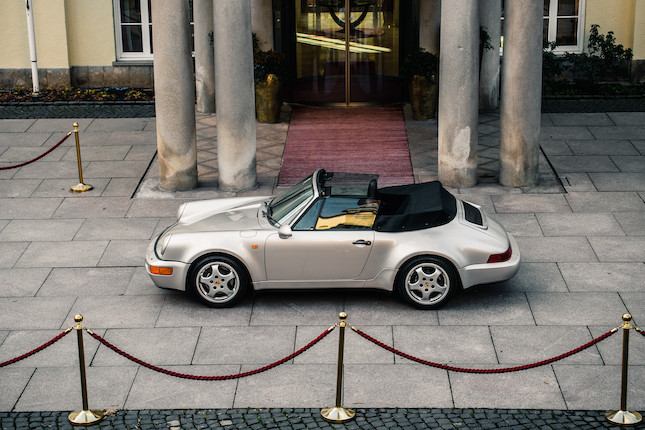 Delivered new to the late Diego Armando Maradona,1992 Porsche 911 Carrera 2 Type 964 'Works Turbo Look' Cabriolet  Chassis no. WP0ZZZ96ZNS452830 image 12