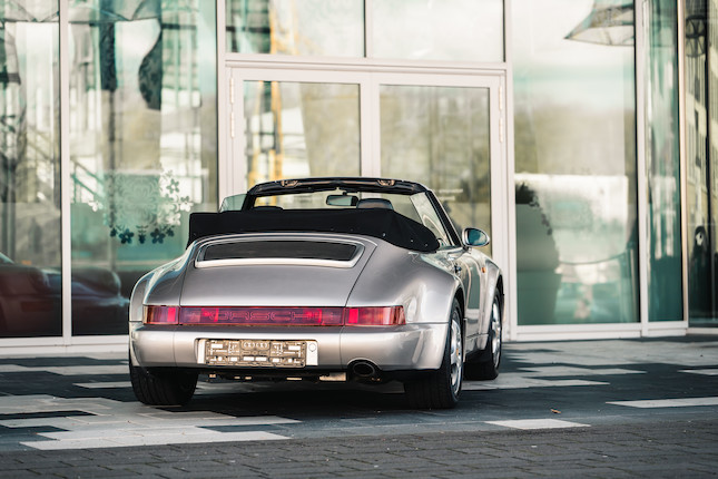 Delivered new to the late Diego Armando Maradona,1992 Porsche 911 Carrera 2 Type 964 'Works Turbo Look' Cabriolet  Chassis no. WP0ZZZ96ZNS452830 image 8