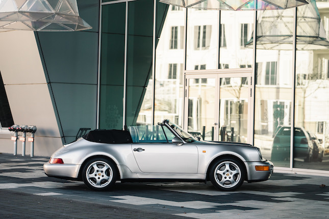 Delivered new to the late Diego Armando Maradona,1992 Porsche 911 Carrera 2 Type 964 'Works Turbo Look' Cabriolet  Chassis no. WP0ZZZ96ZNS452830 image 5