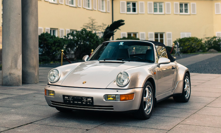 Delivered new to the late Diego Armando Maradona,1992 Porsche 911 Carrera 2 Type 964 'Works Turbo Look' Cabriolet  Chassis no. WP0ZZZ96ZNS452830 image 1