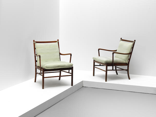 Ole Wanscher  Pair of 'Colonial' armchairs, model no. 149, circa 1949