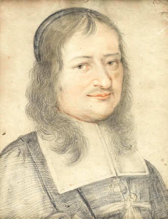Bonhams : French School, 17th Century Portrait of a gentleman, bust-length