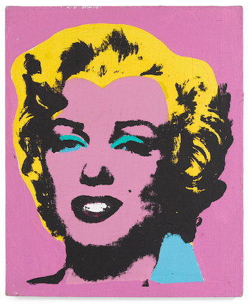 Bonhams : Sturtevant (1924-2014) Study for Warhol's Marilyn 1965
