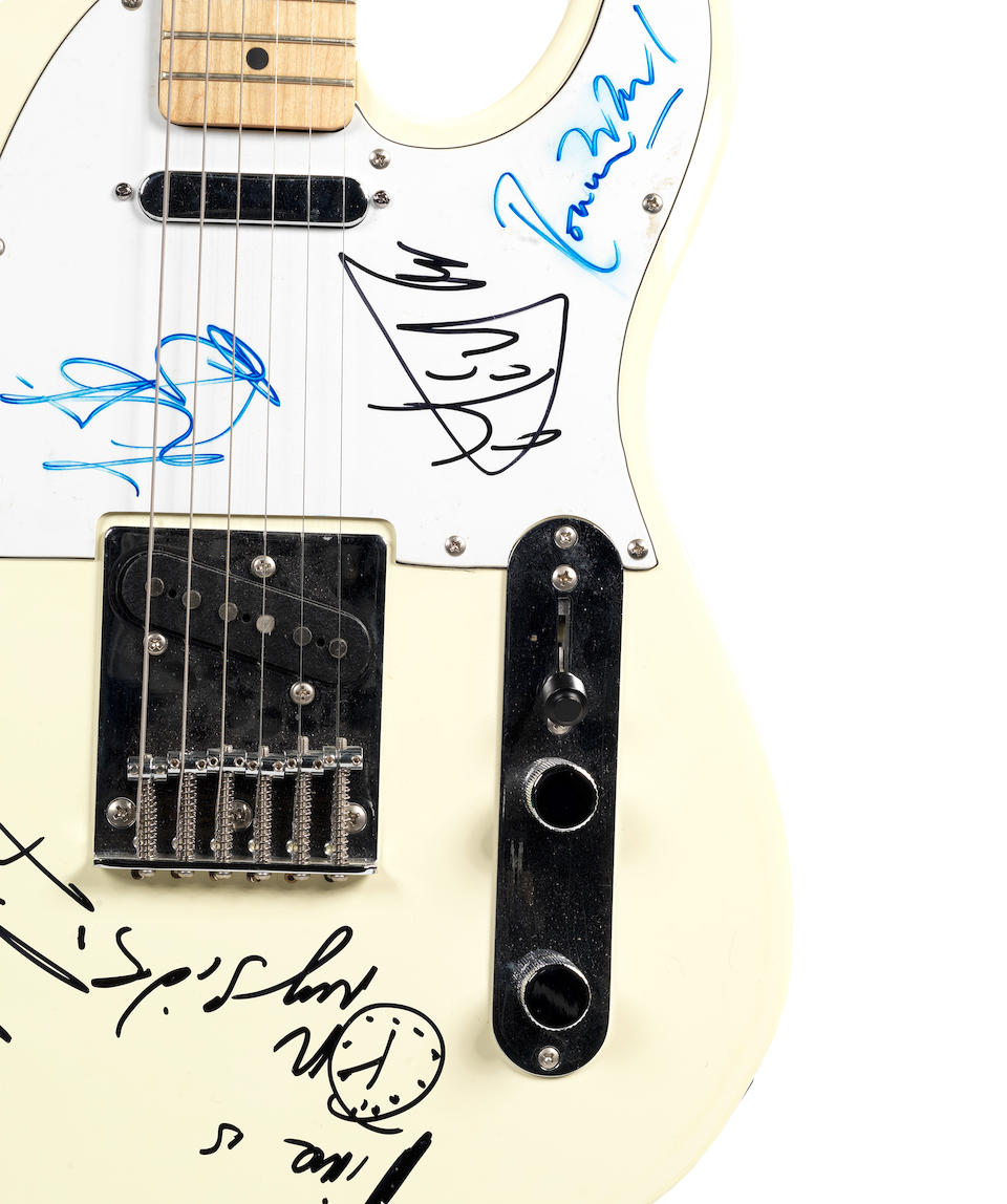 The Rolling Stones: a Fender Squire Telecaster signed by the band, 1991,