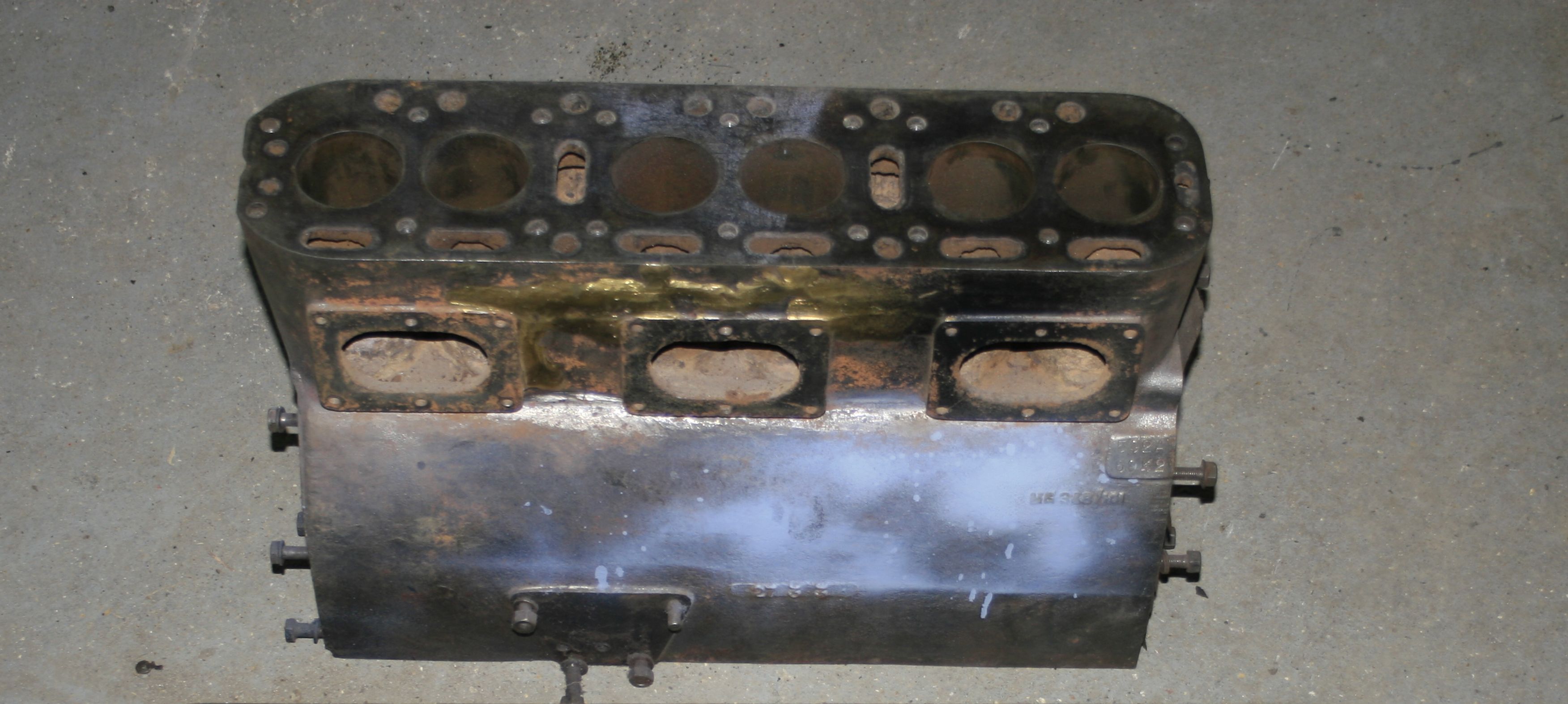 Bonhams Cars : A K2 MG engine block,