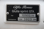 Thumbnail of Ex-Jürgen End,1965 Alfa Romeo Giulia Sprint GTA 1600   Chassis no. AR613552 Engine no. AR00502/A 18795 image 20